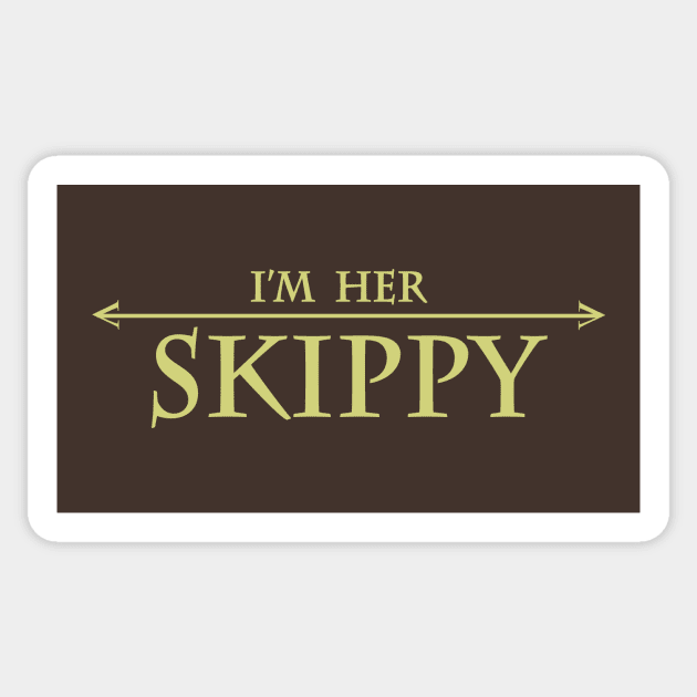 im her skippy Sticker by NotComplainingJustAsking